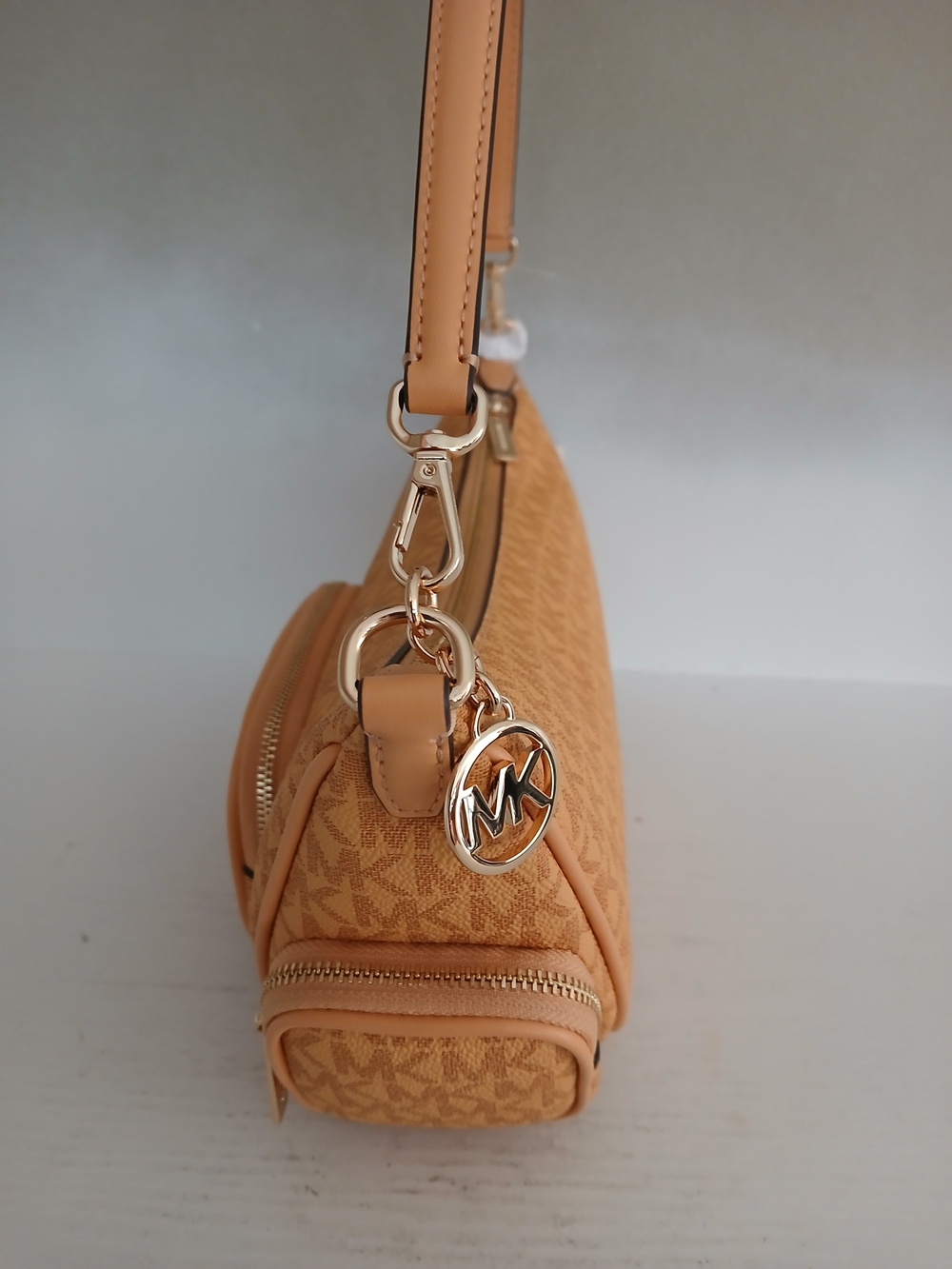 Michael Kors Merritt Honeywheat Convertible Crossbody - Picture 6 of 8